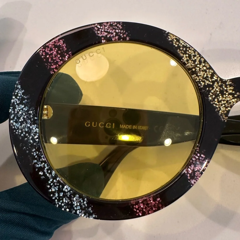 Gucci GG01319S Glitter Sunglasses - Picture 5 of 9